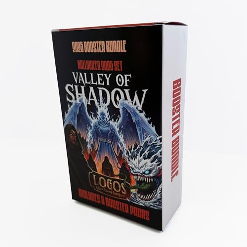 Logos Bible Trading Card Game - Valley of Shadow 2025 | 5 Booster Pack Booster Bundle | Cooperative Expandable/Collectible Card Game for Adults and Teens Ages 10+ | 1-4 Players