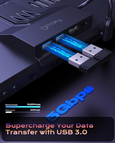 Steam Deck Dock for Steam Deck/OLED with Foldable Stand, HDMI 4K@60Hz, 2 USB A 3.0, 100W Max PD-in, Portable or Desktop Accessories