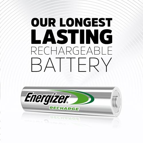 Energizer Power Plus Rechargeable AA Batteries (4 Pack), Double A Batteries - size: 4 Count (Pack of 1), style: AA