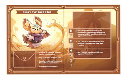 Unstable Games - Command of Nature Expansion - Sand & Wind Expansion - A Competitive Strategic Deck-Building Card Game for Kids, Teens, Adults - Great for Family Game Night - color: Sand and Wind Expansion
