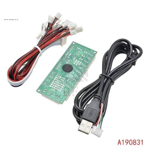 Zero Delay Arcade USB Encoder PC to Joystick Push Buttons Wired Cables for MAME Fight Stick Control Module Board