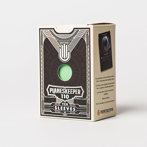 Matte Dual Standard Size Card Sleeves | 110 Pack (63×88mm) Standard Size | Textured Back, Clear Front, Double-Sleeving | Compatible with Magic The Gathering | TCG Sleeves (Mystwood) - color: Mystwood