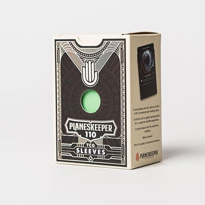 Matte Dual Standard Size Card Sleeves | 110 Pack (63×88mm) Standard Size | Textured Back, Clear Front, Double-Sleeving | Compatible with Magic The Gathering | TCG Sleeves (Mystwood) - color: Mystwood