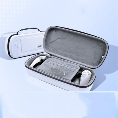 Buziba Storage Bag Hard Shell Protective Carry Case for Sony PS5 PlayStation Portal Handheld Game Console Portable Travel Handbag for Console Accessories