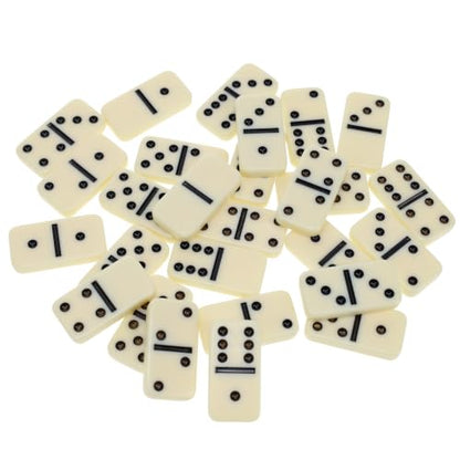 WE Games Double 6 Dominoes Combo Set - 12-in-1 Travel Games for Families and Adults - Dice & Poker Games - size: 2.0 x 0.5 x 6.75 in.