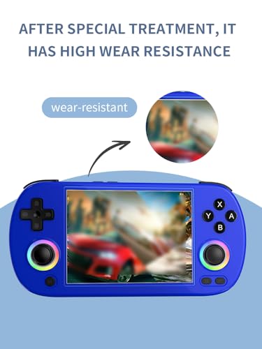 [2 Park] Screen Protector for RG40XX H 4.0 Inch Handheld Game Consoles Tempered Glass Film, Screen Protector for Anbernic RG40XX H Handheld Gaming Anti-Scratch & Sensitive & 9H Hardness