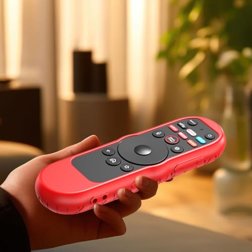 Case Cover for VIZIO XRT270 Smart TV Remote Control Silicone Skin Sleeve with Lanyard Red - color: Non-glow Red