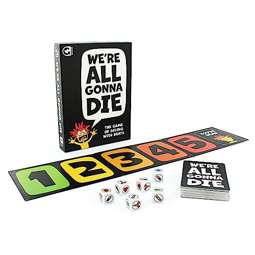 Ginger Fox: We're All Gonna Die - Hilarious Adult Party Game, The Co-Operative Card Game of Dicing with Death, NSFW Silly Humor, Ages 16+, 1+ Player - style: We're All Gonna Die