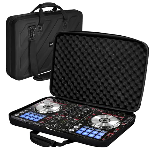 Hard Case Compatible with Pioneer DJ Controller DDJ-SR/SR2/REV1/Denon MC4000/Numark NVII/Mixtrack Pro3/Hercules Inpulse 500/NV Platinum Protective Carrying Storage Bag - size: DDJ-REV1/SR2