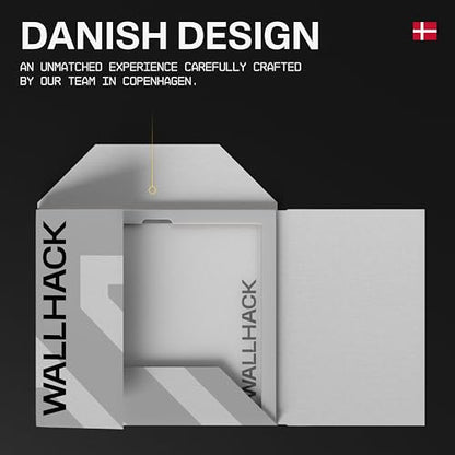 Wallhack SP-004A Glass Gaming Mouse Pad, Medium 15.4x17.7 in, White | Tempered Glass Mousepad For FPS & Esports, Compact Precision Surface With Smooth Tracking & Non-Slip 60A Silicone Base - color: SP-004A Compact | White