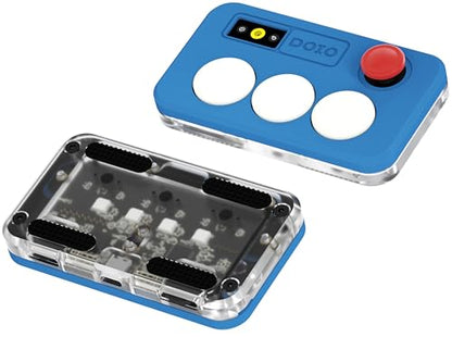 KEEBMONKEY DOIO Sayo OSU Rapid Trigger Hall Effect Keyboard with Joystick and Screen, CNC Aluminum RGB One Handed Macro Pad for Rhythm Games,USB-C Custom Programmable keypad (Blue(3 Key)) - style: Blue(3 Key)