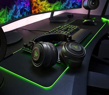 Razer Goliathus Extended Chroma Gaming Mousepad: Customizable Chroma RGB Lighting - Soft, Cloth Material - Balanced Control & Speed - Non-Slip Rubber Base - Classic Black - size: 11.6L x 36.3W inches