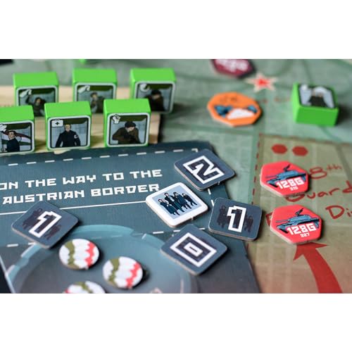 Mighty Boards: Nights of Fire: Battle for Budapest - Card Driven Board Game,1956 Soviet Forces Vs Hungarian Revolutionaries, Ages 14+, 1-3 Players