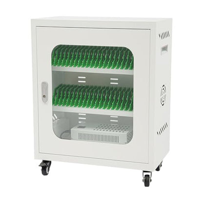 Rechargeable Mobile Phone Charging Cabinet,40 Slots Cell Phones Charging Station Portable Cellphone Charging Cart with Combination Lock, for Students and Employees, Tourists (40-Slots) - size: 40-Slots