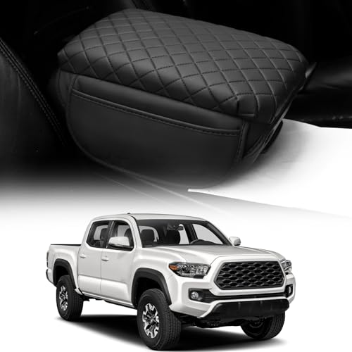 Console Cushion Cover for Toyota Tacoma 2016-2023 | SR SR5 Off-Road PreRunner TRD-Sport pro Limited Tacoma Organizer Armrest Storage Box Cover Tacoma Accessories - size: For Tacoma 2016-2023