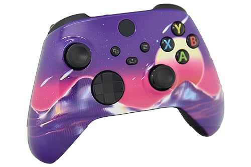 ProControllers LLC Hand Airbrushed Fade Custom Controller Compatible with Xbox Series X/S & Xbox One (Series X/S Cyber Sky) - color: Series X/S Cyber Sky