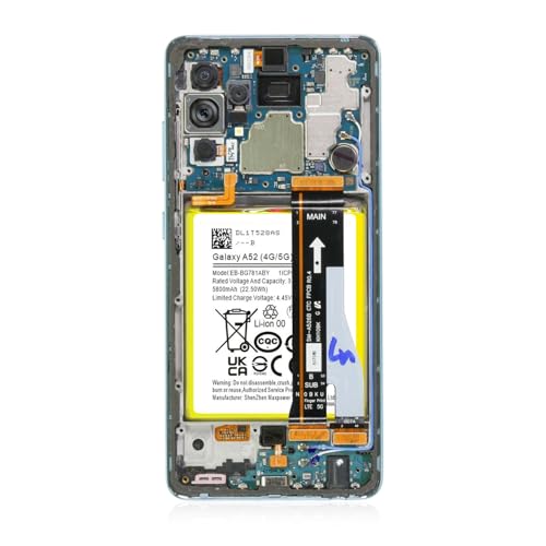 Galaxy A52 Battery,5800mAh EB-BG781ABY Replacement Battery with Repair Kit | Compatible SM-A526/SM-A526B/DS/SM-A5260 2026 Upgraded,0 Cycle,Overcharge Protected, Original size - style: A52