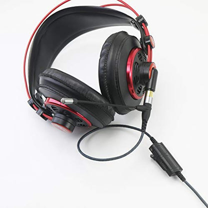 Boom Microphone Cable Compatible with Headphones AKG K240, K240S, K240MK II, Q701, K702, K271s, K271 MKII, Boompro Gaming Mic Compatible with Controller PlayStation PS4 or Xbox One, PC (150CM)