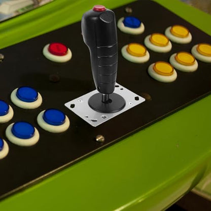 MUCKLILY Flight Stick Joystick Game Controller Replacement with Vibration Function and Microswitch for PC Flight Simulator and Classic Game Accessories