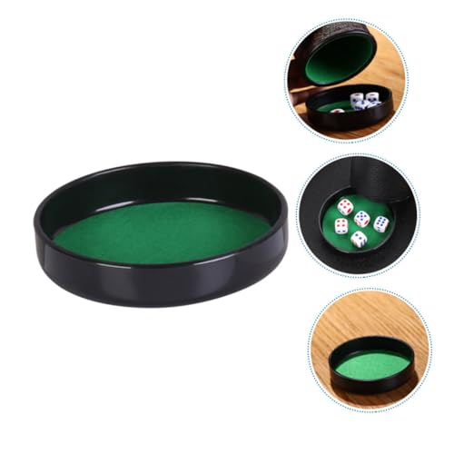 Toddmomy 5pcs Ktv Game Cup Lid Durable Dice Shaker Base Plate Noise-reducing Dice Cup Tray for Parties Games Easy Install Precision Fit