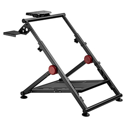 NanoRS RS155 Foldable Gaming Steering Wheel Stand Steel Frame Support Game Driving Bracket up to 20kg