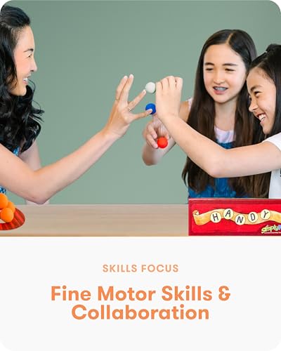 SimplyFun Handy - Family Game for Kids and Adults Ages 8+ - Fine Motor Skills Game with Soft Balls and Cards - Classroom, Party, or Family Game Night Fun - style: Handy