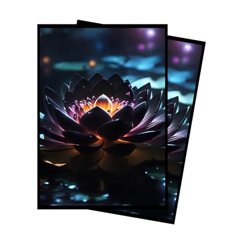 Lotus - MTG Card Sleeves, 104ct, Standard Size, Smooth | Perfect for Double Sleeving, Smudge Resistant Matte Back, Standard 66x92mm - Compatible with Magic The Gathering & TCG Cards - color: Eu Lotus, size: Smooth