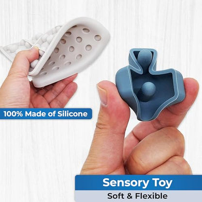 Jispring [100% Soft Silicone] Dementia Activities for Seniors, Tetris Puzzles with 20 Templates, Tile Matching Alzheimers Products for Elderly, Cognitive Memory Games for Adults, Anxiety Relief Gift - style: Tetris