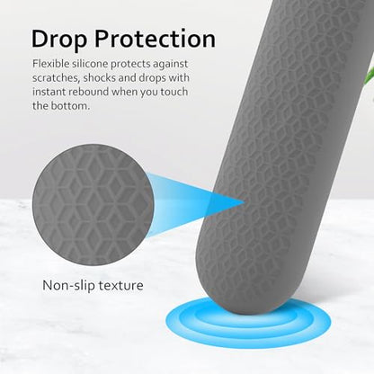 LEFXMOPHY Case for Google TV Streamer 4K Remote Cover 2024 Silicone Protective Sleeve - Grey - color: GREY