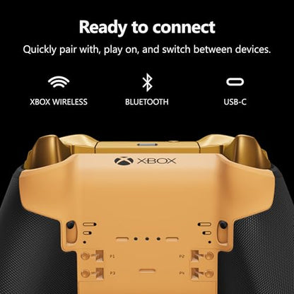 Xbox Wireless Gaming Controller | Elite Series 2 Core | Soft Melon | Console, PC, and Cloud Devices | Adjustable Thumbsticks | Trigger Locks - color: Soft Melon