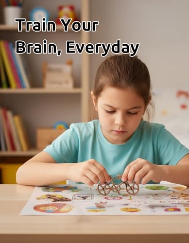 Bicycle Puzzle by Sharp Brain Zone – Premium Durable Metal Brainteaser | Challenging 3D Mechanical Logic Game, Focus & Stress Relief Tool, Travel Brain Teaser & Unique Gift for Puzzle Lovers - style: Bicycle
