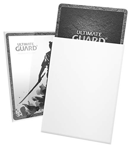 Ultimate Guard Katana Card Sleeves: 100 Standard Size TCG Sleeves, 66 x 91mm, White Back, Tournament Quality, No PVC & Acid-Free, High Clarity - color: White, size: Standard Size (66 x 91mm)