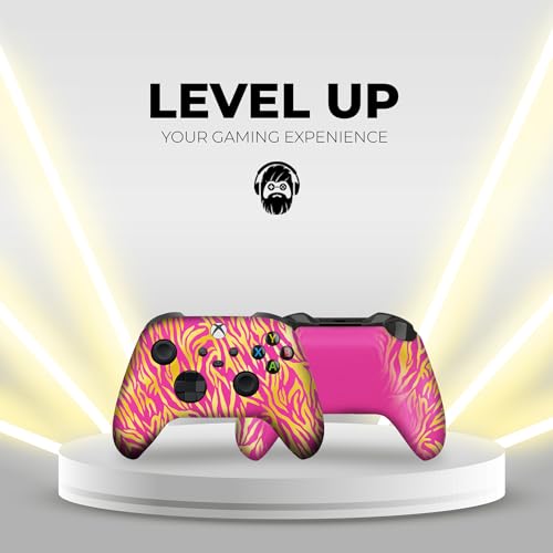DreamController Nobility Tiggger Custom X-box Controller Wireless compatible with X-box One/Series X/S Proudly Customized in USA I Permanent HYDRODIP Print(NOT JUST A SKIN)(MODDED) - color: Nobility Tigger, size: Modded - Front & Back Print
