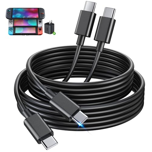 2Pack Fast Charge USB C Cables-5FT/1.5M Cable for Nintendo Switch 2 Adapter