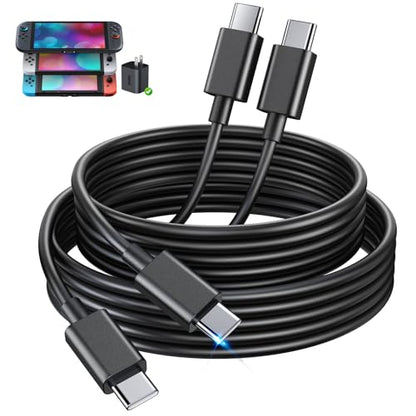 2Pack Fast Charge USB C Cables-5FT/1.5M Cable for Nintendo Switch 2 Adapter