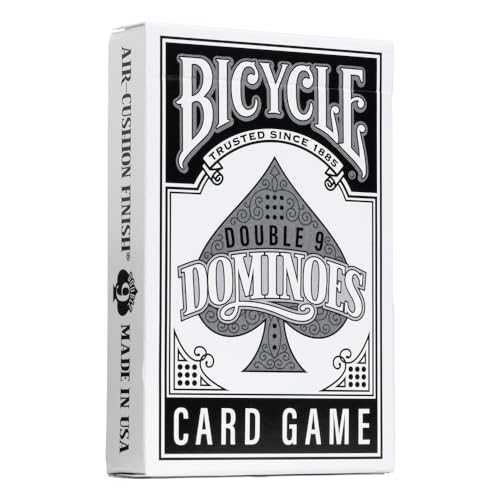 Bicycle Double 9 Dominoes Card Game Deck - A Portable, Easy to Carry Version of The Classic Game of Dominoes