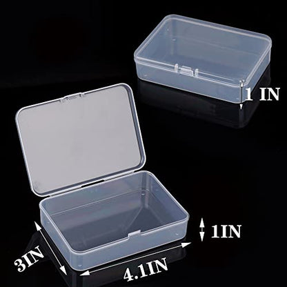 Playing Card Deck Cases 8Pcs Clear Plastic Playing Card Boxes Snaps Closed Poker Gaming Holder Plastic Storage Box Trading Card Box Card Storage Organizer 4.1 x2.95in for Bank Business Game Card