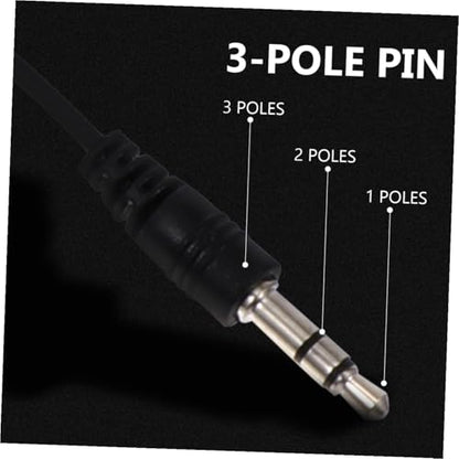 Toyvian 3pcs Professional Lavalier Condenser Microphones with Noise Reduction Clip Collar Mics for Gaming Recording Broadcasting Compatible with Gimbal Cameras and Mobile Devices
