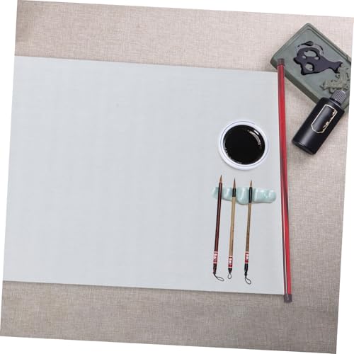 TEHAUX 0.7m Chinese Calligraphy Water Writing Mat Scroll Reusable Blank Practice Cloth for Calligraphy and Painting for Home and School Use - size: 70.00X42.00X2.00CM