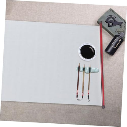 TEHAUX 0.7m Chinese Calligraphy Water Writing Mat Scroll Reusable Blank Practice Cloth for Calligraphy and Painting for Home and School Use - size: 70.00X42.00X2.00CM