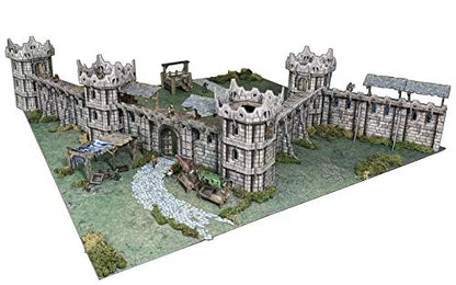 Battle Systems – Modular Fantasy Scenery – Perfect for Roleplaying and Wargames - Multi Level Tabletop Terrain for 28mm Miniatures – Colour Printed Model Diorama – DnD Warhammer (Citadel) - style: Citadel