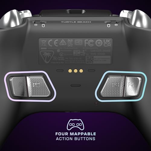 Turtle Beach Stealth Ultra Wireless RGB Gaming Controller, Xbox Series X|S | Also works with PC, Xbox One, Android, Bluetooth, Customizable Display Screen, Rapid Charging Dock, 30-Hr Battery, Black - color: Black
