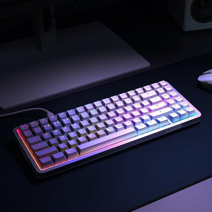 NZXT Function Elite MiniTKL (White) - color: White, size: Mini Tenkeyless, style: Function Elite
