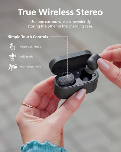 Philips TAT3519 Wireless Earbuds,True Wireless Headphones with Noise Canceling Pro,Dynamic Bass,Clear Call,24 H Battery Life,Fast Charging,Bluetooth 5.3,IPX4,App/Touch Control,Black - size: With tips, style: T3519|Durable playtime