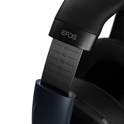 EPOS H6Pro - Closed Acoustic Gaming Headset with Mic – Lightweight Over-Ear Design – Lift-to-Mute – Compatible with Xbox, PS4, PS5 & PC – Black - color: Black, size: One-size