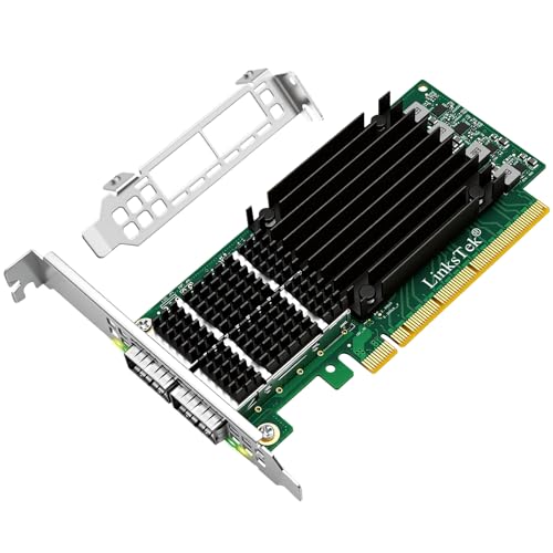 CX516A Dual 100Gb/s QSFP28 Ports Intelligent RDMA Ethernet Adapter for Web 2.0, Cloud and Storage Servers, Mellanox ConnectX-5 EX MT28808A0 Ethernet Controller, 2X 100GbE PCIE Gen 4.0 x16 NIC Card