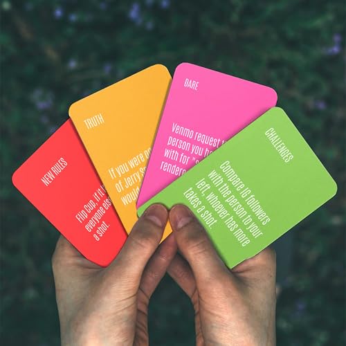 Let's Get Lit Drinking Game for Adults - Includes 8 Mini Drinking Games for Parties, Pregaming and Groups - Ages 21+, 2+ Players, 30 Minute Playtime, Made by Fitz