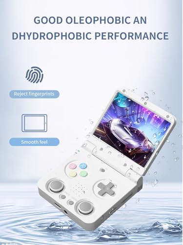 [3 Park] Screen Protector for Miyoo Flip V2/Flip Handheld Game Consoles Tempered Glass Film, Screen Protector for Miyoo Flip V2/Flip Handheld Gaming Anti-Scratch & Sensitive & 9H Hardness