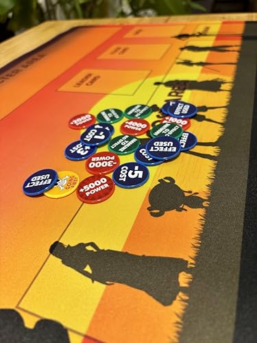 Trading Card Game Playmat – OPTCG Compatible Play Mat with Card Zones, Non-Slip Rubber Base, Stitched Edges, Original Art (Crew) - color: Crew