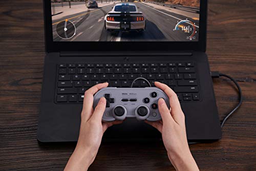 8Bitdo Sn30 Pro USB Wired Gamepad for Switch, Windows & Raspberry Pi(Gray Edition) - color: Gray Edition